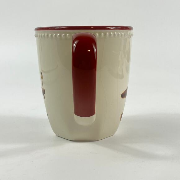 Williams-Sonoma Gingerbread Coffee Mugs Snowman Chef 13" Serving Platter Holiday - Picture 3 of 16